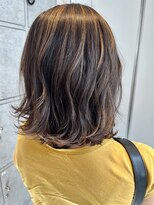 ヘアリゾート粋 新宿三丁目本店 ハイライト/ボブ/グレージュ