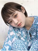 美髪イメチェン小顔ショートボブ【Nuage'表参道】ワイドバング