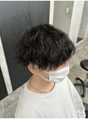 *マッシュ/メンズカット/水戸/波巻きスパイラルパーマ/メンズ*
