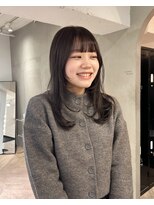 ローレン(LOREN)&nbsp;グレージュカラーミルクティーカラーインナーカラーダブルカラー