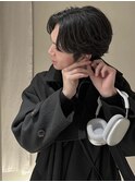 ダウンパーマニュアンスパーマセンターパートコンマヘア髪質改善