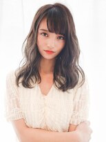 ヘアーズ ベリー 関目店(hairs BERRY) ★BERRYカールセミディシアーカラー美髪ナチュラルレイヤー艶髪