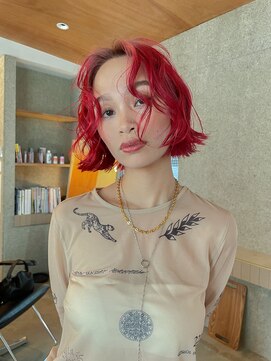 チクロヘアー(Ticro hair) ＠nkkn15 roots red
