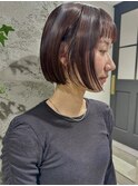 ミニボブ/横須賀/横須賀中央/カット/ブリーチなしカラー/汐入