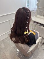 【ヘアメ】王道可愛い！あみたらしヘアメ＊新井