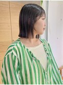 salon sea 岡本　肩上ボブ