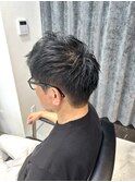 短髪×ブラックヘア