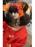七五三女児