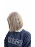 【平日限定】カット＋Wカラー(ケアブリーチ1回＋ワンカラー) ￥21500→￥18500