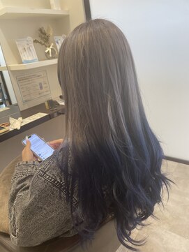 アナザーワールドココン(ANOTHER WORLD cocon) グレー×コバルト