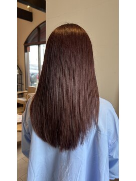 ヴィアンカ(Vianca) 明るめピンクブラウン×髪質改善トリートメント