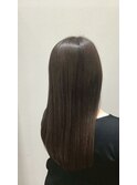 髪質改善ツヤ髪ストレートロング＊くすみベージュ＊20代30代