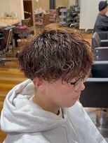 イエローコーン 金沢文庫店(YELLOW CORN)&nbsp;ライトブラウン/波巻きパーマ