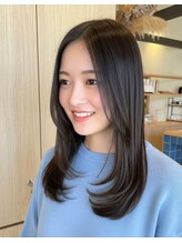 リエットヘアー 西尾市杢左店(Lie-et. hair)&nbsp;#レイヤーカット#西尾美容室#髪質改善#ナチュラル#艶髪