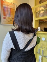 ヒントステーション(HINTSTATION)&nbsp;〈浅草 半個室〉ピンクパープルブラウン×外ハネ