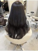 ブルーブラック、グレーブラック、レイヤーカット