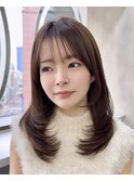 韓国レイヤー/韓国風/ボブ/髪質改善/黒髪/ブリーチなし〔池袋〕