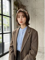 ヘアーサロン 6(hair salon)&nbsp;外ハネボブ×ヘアバンドアレンジ