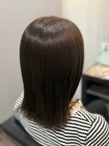 マーシュ(marshu) 切りっぱなし×オリーブブラウン
