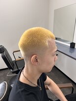 ヴェルゴ 北島店(vellgo) オシャレ坊主×金髪テーパーフェード