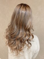 ココンヘアー(KOKON hair) エアタッチ　バレイヤージュ ●ミルクティーベージュ