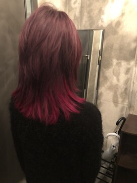 ロータス(Lotus) ラベンダーベリーピンクスソカラーウルフミディアム担当カタダ