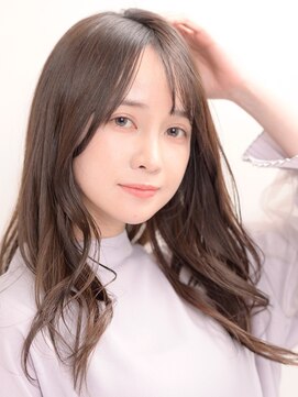 アミュレ(Amule) ウェーブロングとろけるミルクティーメルティ―カラー艶髪