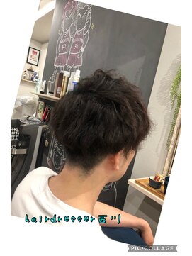 ポノ(RE:PONO) ソフトツイストパーマ＋ツーブロックカット