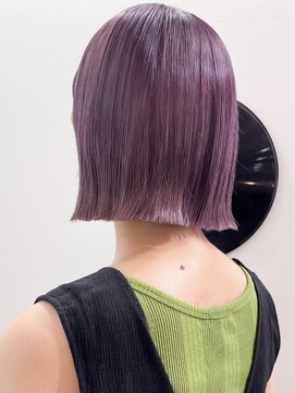 デート 下北沢(DATE) ダブルカラーミルクティーベージュカラーケアブリーチハイトーン