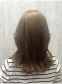 【tetote村山サロンスタイル】スモーキーグレージュカラー