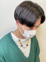 ニアウ 太田店(Niau)&nbsp;センターパートツイストスパイラルパーマ刈り上げメンズパーマ