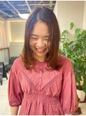 夏のミディアムスタイル