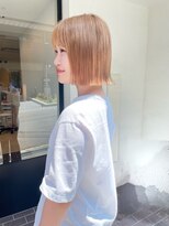 ヘアープレイス ヴィブ(hair place VIVE) プツッと切りっぱなしボブで