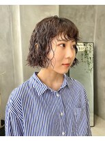 テトヘアー(teto hair) ボブパーマ　くるくる　スパイラル　くせ毛風ニュアンス