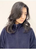 【松戸　石山】黒髪ミディアムレイヤーフェイスレイヤー