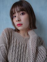 サロン ド ウィズ 西船橋店(Salon de With)&nbsp;切りっぱなしショートボブ/ココアグレージュ◎30代40代50代