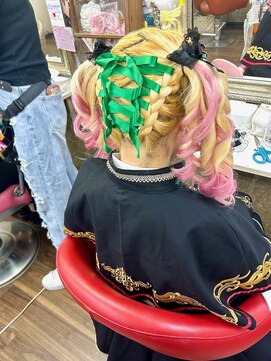 ヘアセットアップス(UP's) 可愛いが詰まった『レースアップツインテール♪』