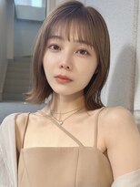 ミンクス渋谷スマートサロン(MINX shibuya smart salon)&nbsp;魅力倍増カール シアーカラー ショート 姫カット ダークアッシュ