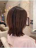 ナチュラルストレート×美シルエットくびれボブ