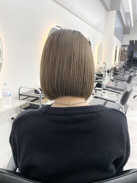 レノ 直江店(RENO) 切りっぱなしボブ@20代30代40代