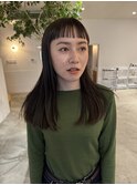 オン眉ロング