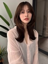 フェミニンロング/似合わせカット/メルティカラー/2wayバング1