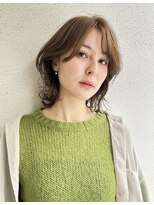 ブゾン(buZon)&nbsp;buzon ミディアムウルフ×シアベージュ