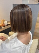 ブルーム ヘア デザイン ドゥーエ(bloom hair design due)&nbsp;ミニボブ×似合わせカット【ミニボブ/ボブ/美髪矯正/髪質改善】