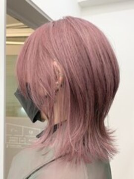 ラック 表参道(LUCK) モーヴピンク×ウルフ/ウルフレイヤー/表参道/原宿/20代/30代