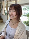 顔周りレイヤースタイル