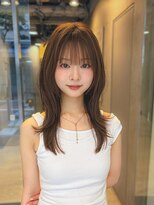 ジョエミバイアンアミ(joemi by Un ami) レイヤーカット/ハッシュカット/ブラウンベージュ