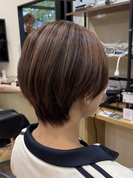 アルター(aL ter) 【ショート×ブラウン】暗めカラー/グランマッシュ/鎌取/林愛華