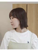 アン(awn)&nbsp;【ボブ×アッシュカラー】