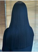 うる艶黒髪ロングストレート